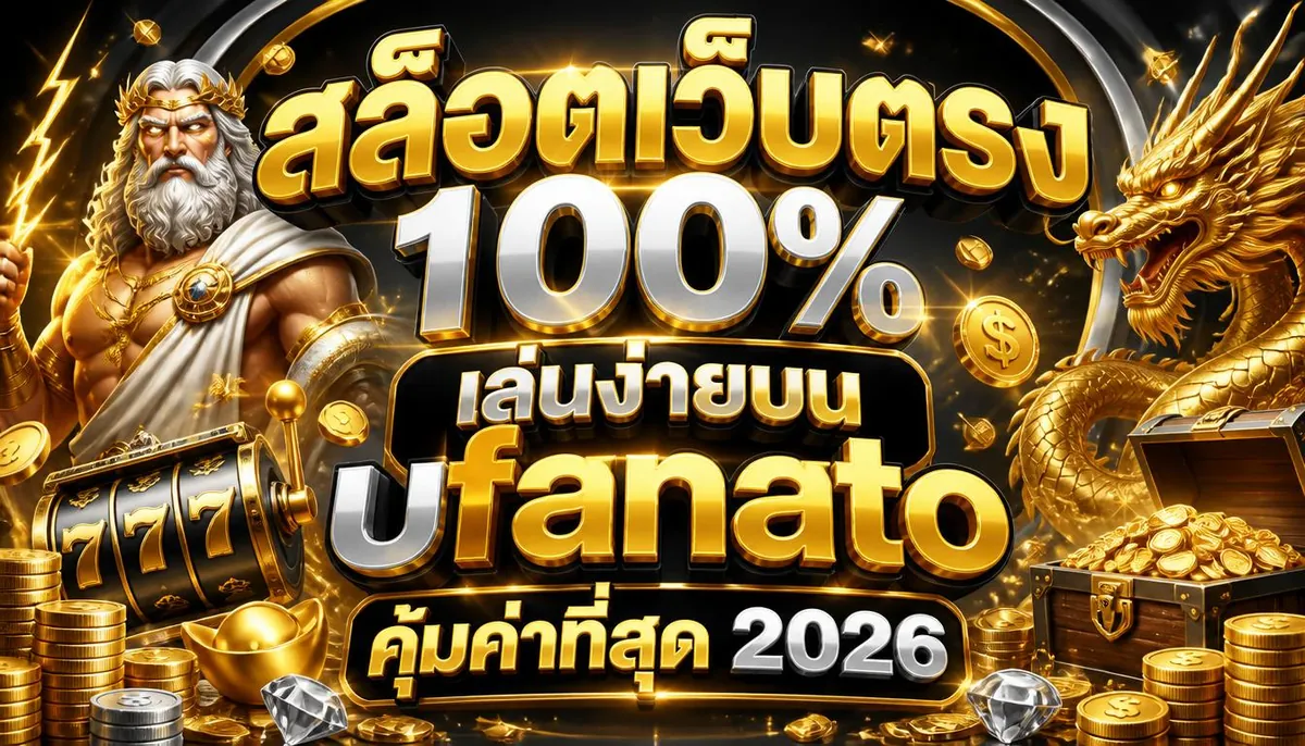 สล็อตเว็บตรง 100% เล่นง่ายบน ufanato คุ้มค่าที่สุด 2026